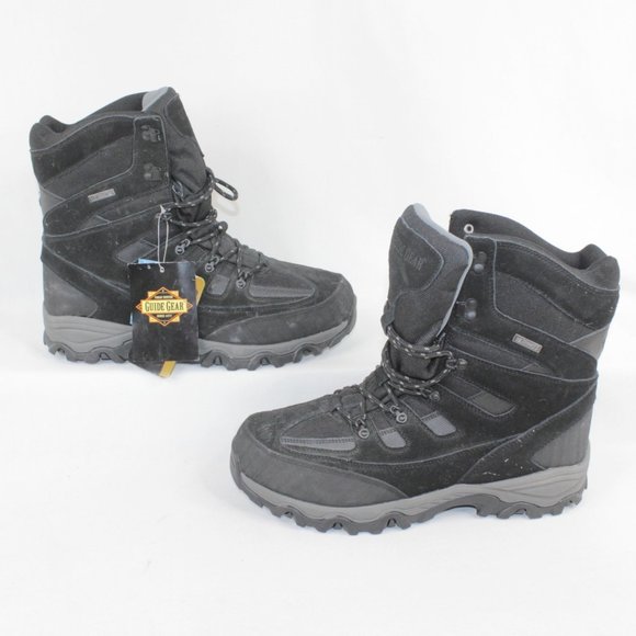 Guide Gear Thinsulate 653077 GG Zippel Bay Winter Boots Black Mens Size 12M main image 6